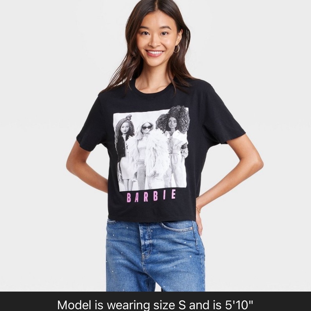 Brand new with tags Barbie Tshirt. Fast shipping.
